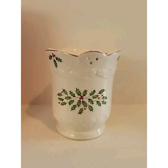 Lenox American by Design Holiday Porcelain Cup Scented Candle 4" Tall Christmas - Picture 4 of 6